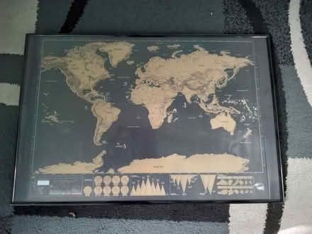 Photo of free Scratch world map (Orton Longueville CP (Peterborough)) #3