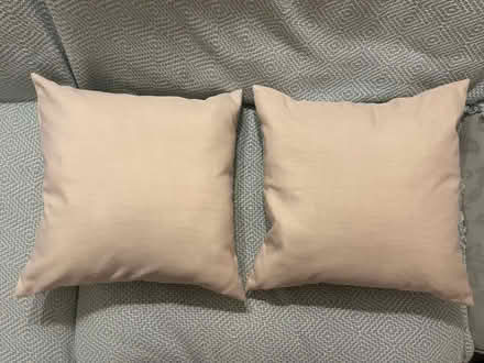 Photo of free Two cream cushions (Henley-on-Thames RG9) #2