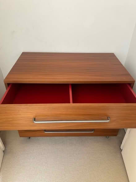 Photo of free Three drawer chest of drawers (Sw20 0sb) #2