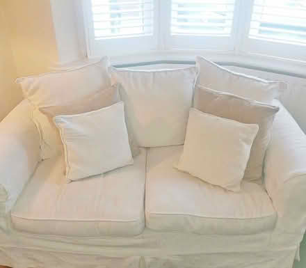 Photo of free 2 Seat sofa + footstool (Chelsfield BR6) #1