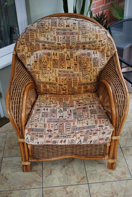 Photo of free Cane conservatory chair (Wraxall BS48) #1