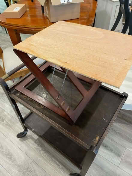 Photo of free Adjustable foot rest needing upholstery (Shepherds Bush W12) #1