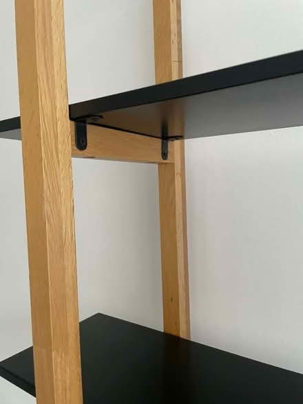 Photo of free Habitat Loki Black and Wood Free Standing Shelving Unit Book (Elephant and castle SE1) #2