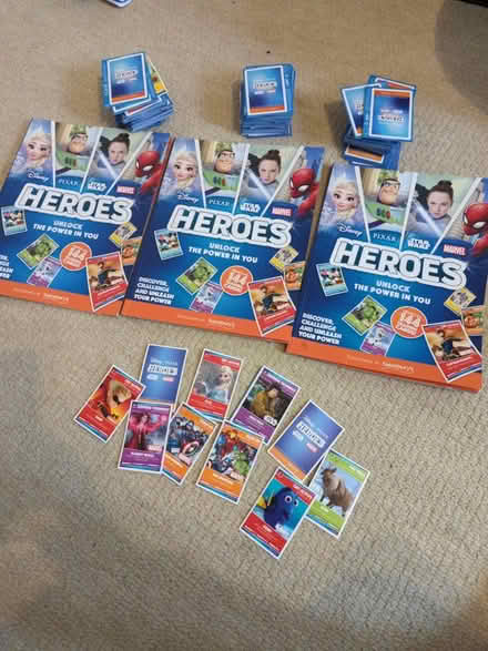 Photo of free Heroes book (x3) and Trading Cards (Blossomfield B91) #1