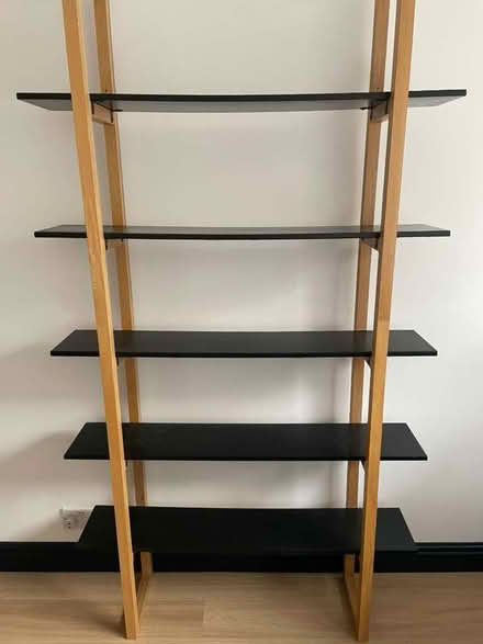 Photo of free Habitat Loki Black and Wood Free Standing Shelving Unit Book (Elephant and castle SE1) #3