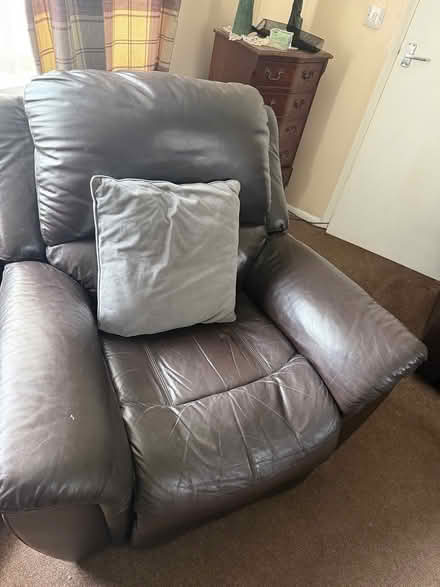 Photo of free Leather recliner (WF17) #2