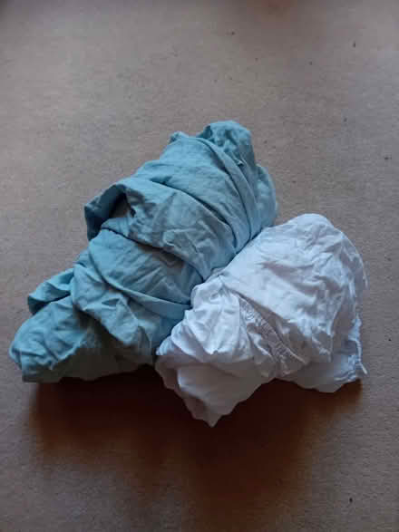 Photo of free 2 large worn sheets (Moorfields) #1