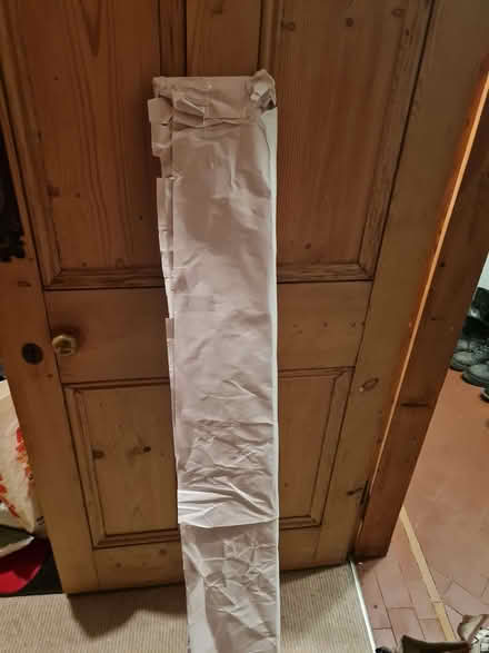 Photo of free 8 long glass shelves and brackets (Copsewood CV2) #1