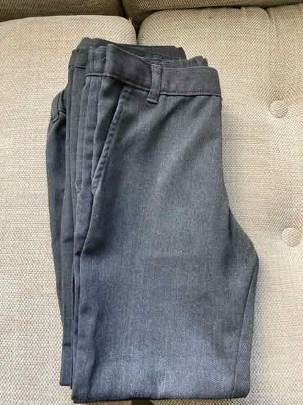 Photo of free 3 pairs boys grey school trousers Age 5-6 (Ballards CR2) #1