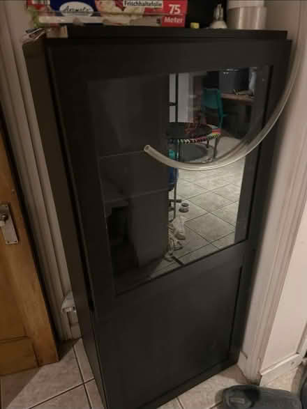 Photo of free Large black ikea display cabinet (SL4) #1
