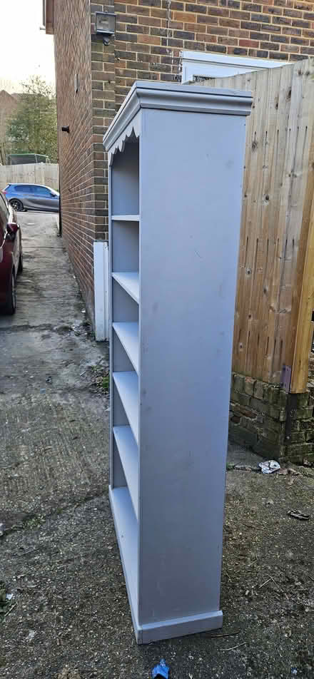Photo of free Tall bookcase - grey (Swanley BR8) #2