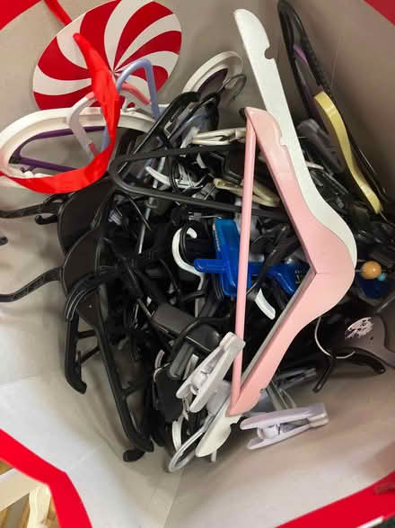 Photo of free Large bag of kids adult hangers (Rutherglen) #1