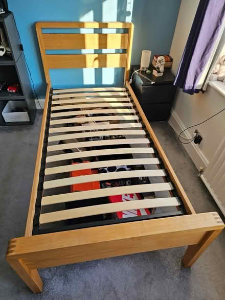 Photo of free Single wooden bed frame (East Barnet EN4) #3