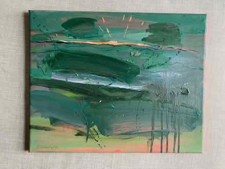 Photo of free Abstract canvas wall painting (Forest Gate E7) #1