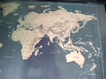 Photo of free Scratch world map (Orton Longueville CP (Peterborough)) #2