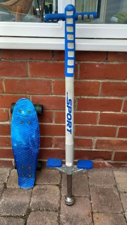 Photo of free Skateboard and Pogo stick (Gosforth NE3) #1