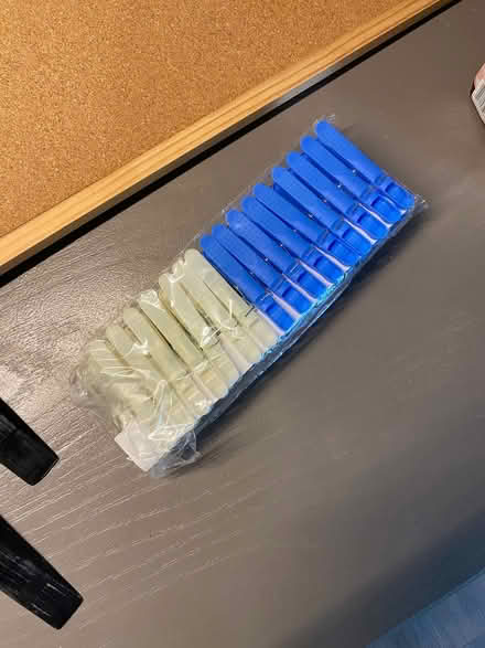 Photo of free Job Lot: Electric Air Pump, Door Stop, Corkboard, Pegs (Forest Gate E7) #2