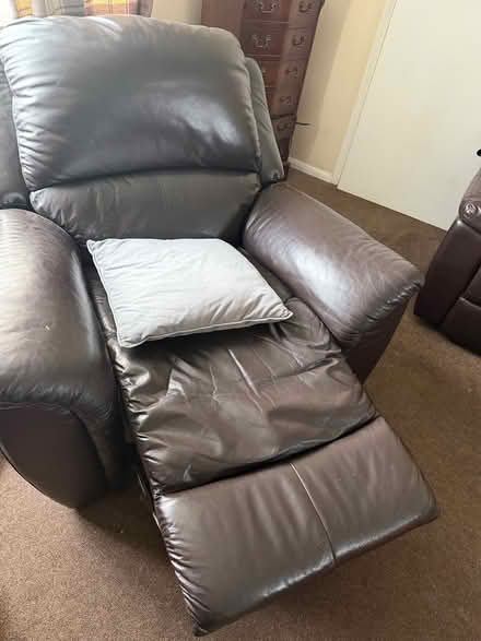 Photo of free Leather recliner (WF17) #1
