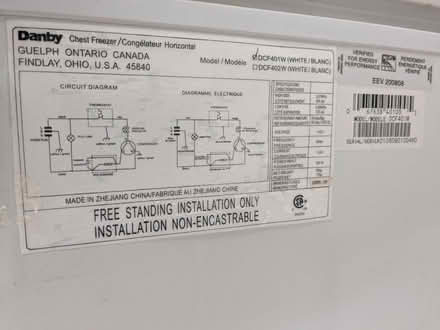 Photo of free Chest Freezer - Needs Repair (Coxwell Ave and Queen St E) #3