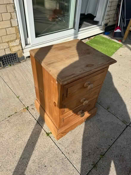 Photo of free Wood bedside table (EN1) #1