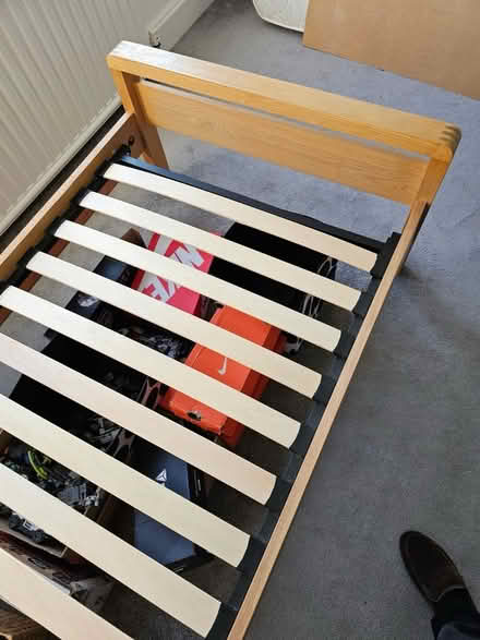 Photo of free Single wooden bed frame (East Barnet EN4) #2