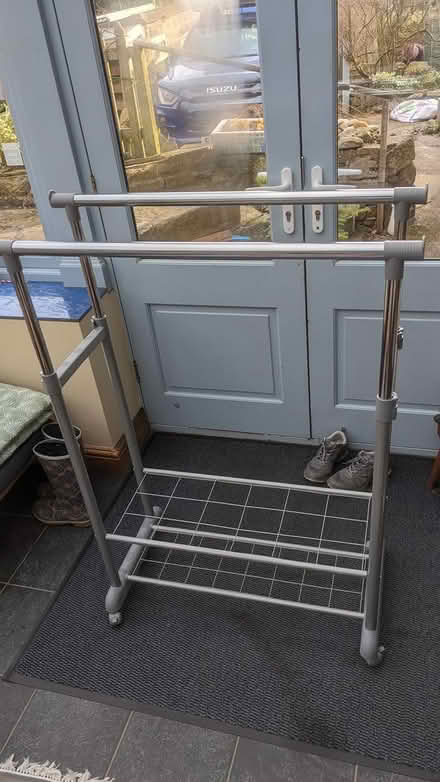 Photo of free Double clothes rail (Bamford S33) #1