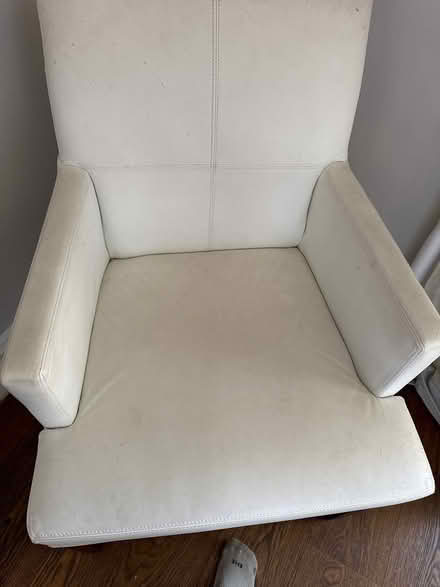 Photo of free White leather Bolier chairs (UWS near AMNH) #4
