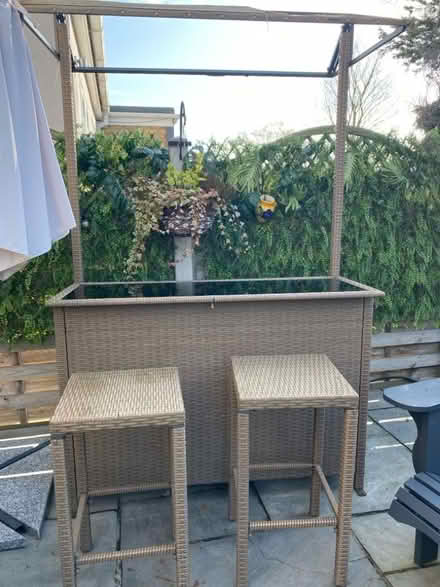Photo of free Outdoor/ indoor Bar with 2 stools (Elm Park RM12) #1