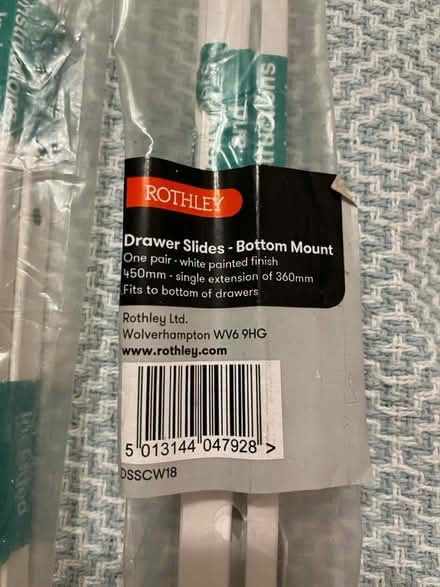 Photo of free Drawer slides bottom mount x 4 pack (Henley-on-Thames RG9) #2