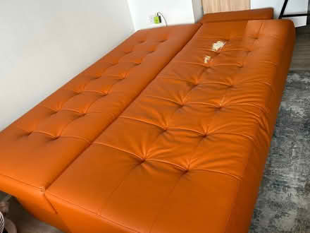 Photo of free Orange Sofa Bed 2y (isleworth) #3