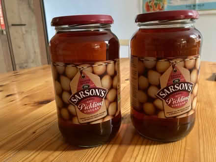 Photo of free Pickling vinegar, 2 jars (South Croydon (CR2)) #1