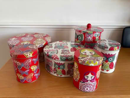 Photo of free Storage tins (Hollins BL9) #1