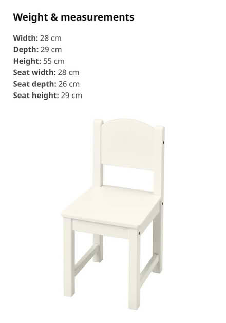 Photo of free Small table and x2 chairs (N11 alexandra palace) #2