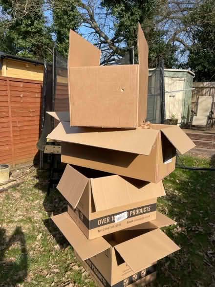 Photo of free 3 large boxes (Hermitage RG18) #1