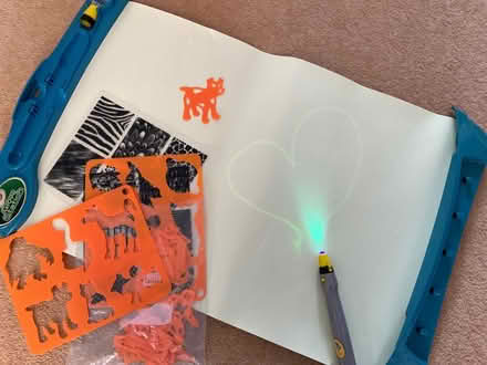 Photo of free UV glow sheet and stencils, wokingham (Wokingham RG40) #2