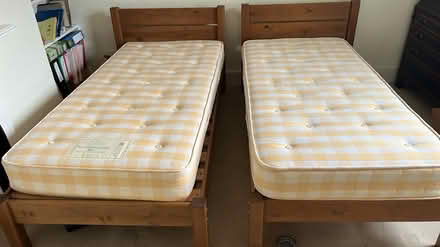 Photo of free 2 Pine single beds (Brasted, near Westerham) #1