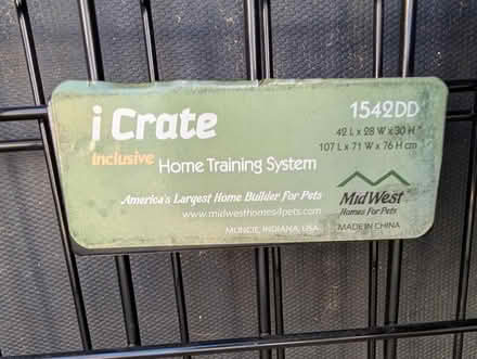 Photo of free Dog crate (Brentwood) #2