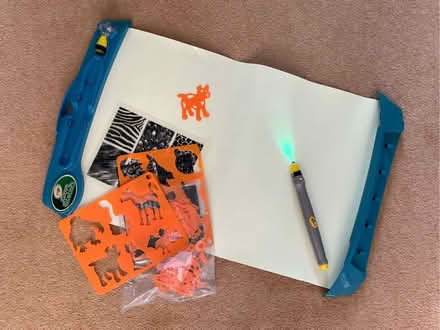Photo of free UV glow sheet and stencils, wokingham (Wokingham RG40) #1