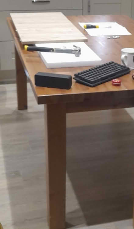 Photo of free Pine dining table (AL4) #1