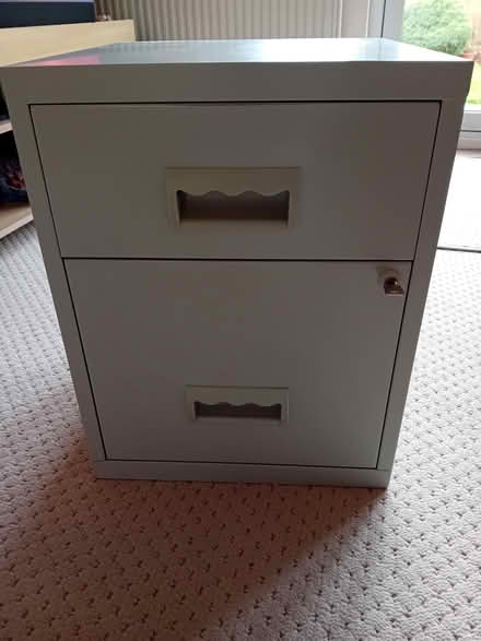 Photo of free Small locking filing cabinet (Wickford) #1