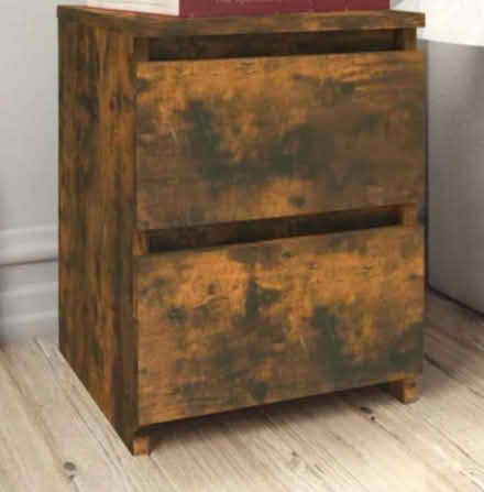 Photo of free 2xBedside tables_smoked wood effect (Guildford GU2) #1