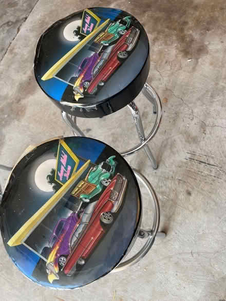 Photo of free Retro bar stools (2) (Montrose) #1