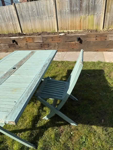 Photo of free Garden Table and Chairs (Hooley) #3