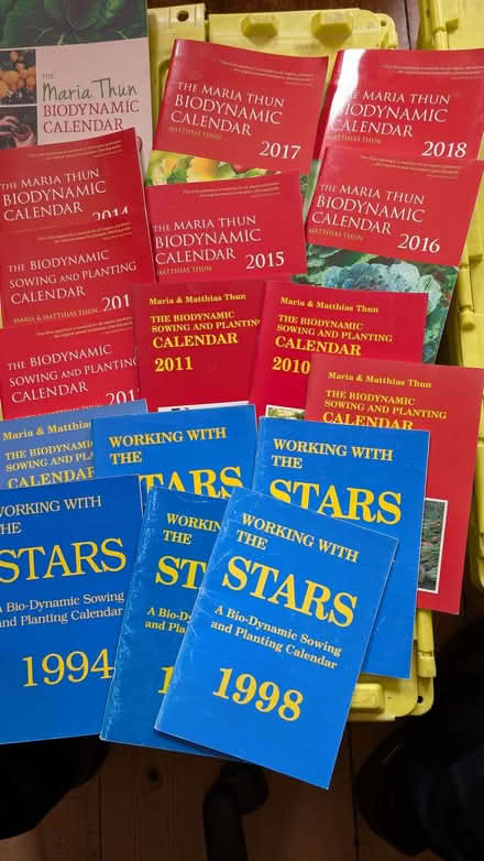Photo of free 17 Biodynamic Calendars (Rodborough GL5) #1