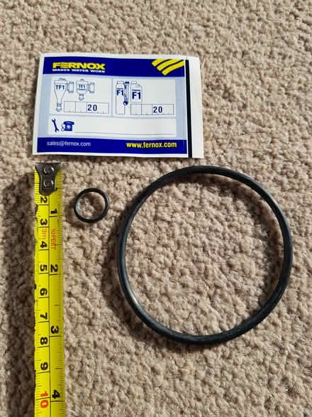Photo of free 2 rubber washers (North Abingdon, OX14) #1