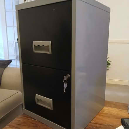 Photo of free 2 drawer filing cabinet (needs a dust!) (Rackheath NR13) #1