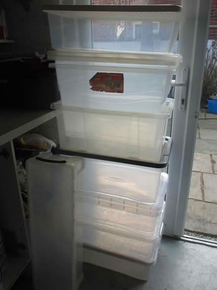 Photo of free 7 polythene boxes & lids (southsea PO4 0PB) #1