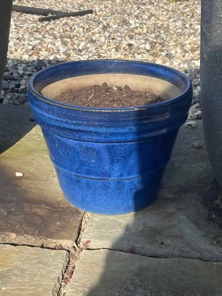 Photo of free 6 x Ceramic plant pots (Kempston) #1