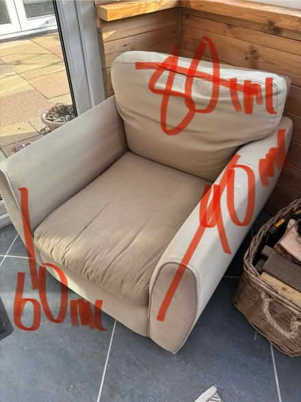 Photo of free Arm chair (Oxford OX33) #3