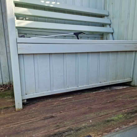 Photo of free Garden wooden storage seat with roof (Clive Vale TN35) #2